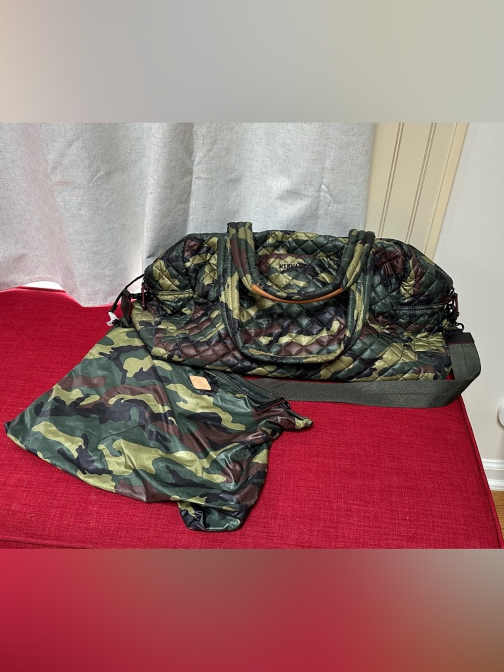 MZ WALLACE Jim Travel Bag Camo - Picture 2 of 12